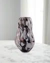 John-richard Collection Mistura Large Vase, 14.5" In Silver