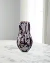 John-richard Collection Mistura Small Vase, 12" In Silver
