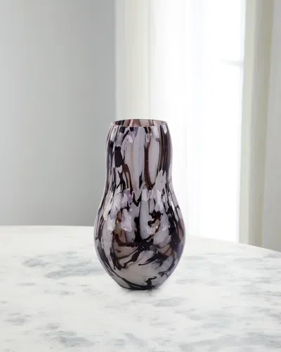 John-richard Collection Mistura Small Vase, 12" In Silver
