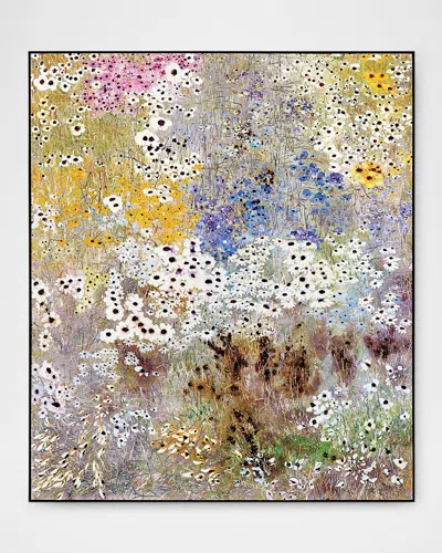 John-richard Collection Moonlit Meadow Original Painting By Teng Fei