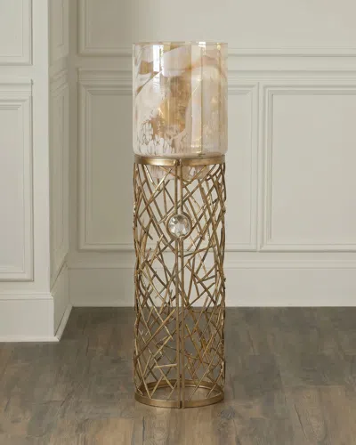 John-richard Collection Morina Floor Urn In Brown