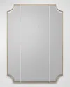 John-richard Collection Moulin Triptych Mirror In Gold