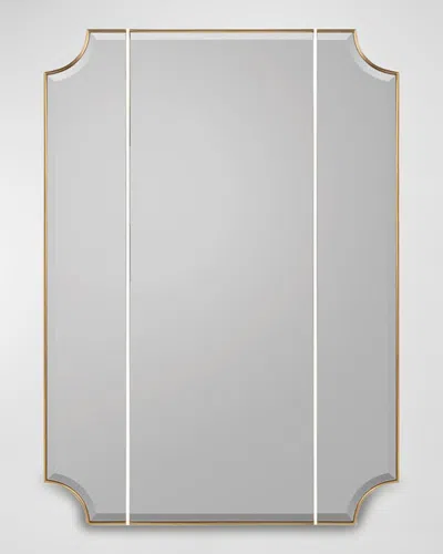 John-richard Collection Moulin Triptych Mirror In Gold