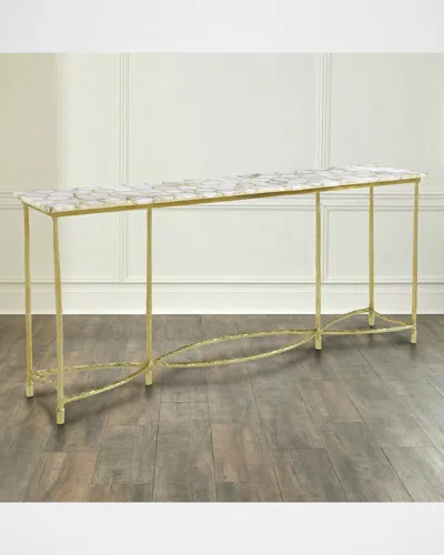 John-richard Collection Nara Agate Console