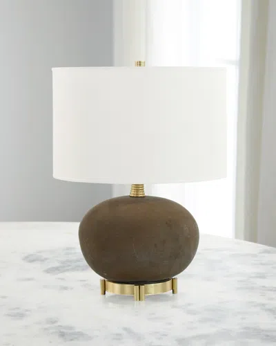 John-richard Collection Nomad Table Lamp In Charcoal