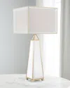 John-richard Collection Obelisk Reflections Table Lamp In Metallic