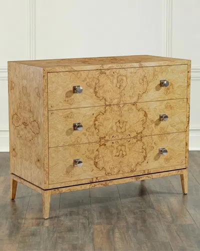 John-richard Collection Olea 3-drawer Chest In Brown