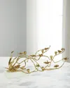 John-richard Collection Orchids In Bloom 6-candle Candleholder In Brass