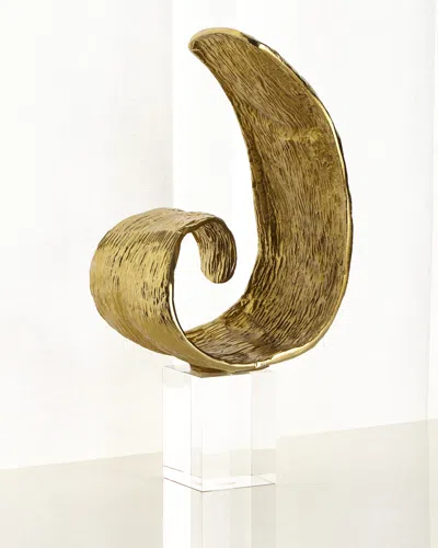 John-richard Collection Organic Curls In Brass In Gold