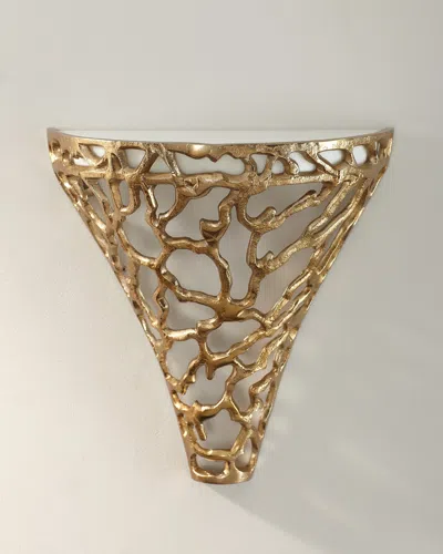 John-richard Collection Organic Sconce In Gold