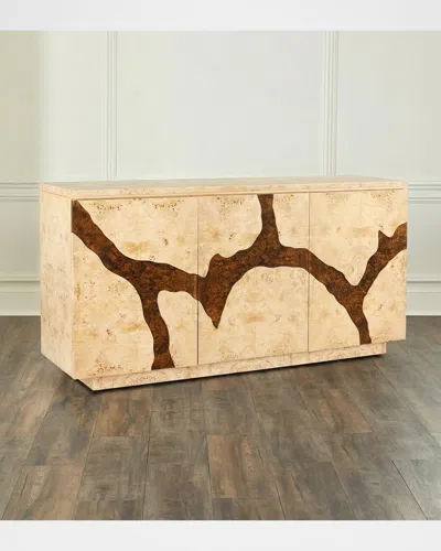 John-richard Collection Orin 3-door Credenza In Brown