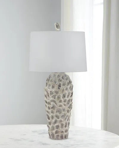 John-richard Collection Ostra Table Lamp In Gray