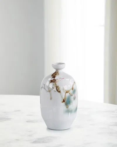 John-richard Collection Painted Grove Vase I In White