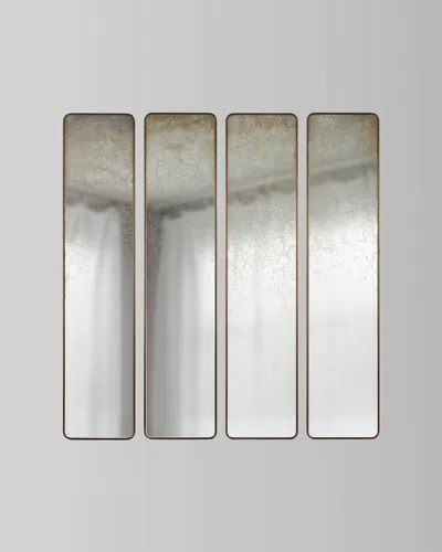 John-richard Collection Pastelle Wall Panels, Set Of 4 In Gold
