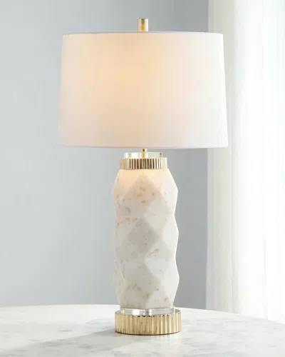 John-richard Collection Patagonia 21" Marble Table Lamp In Pink