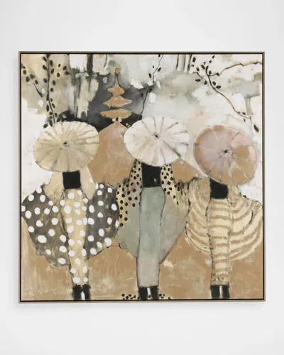 John-richard Collection Patterned Parade Framed Giclee By Mary Pratt In Multi