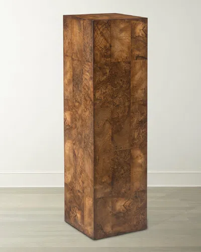John-richard Collection Pedestal Tall In Brown