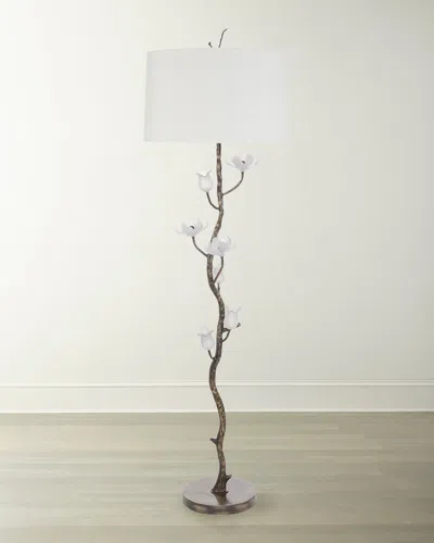 John-richard Collection Perennial Floor Lamp In Brown
