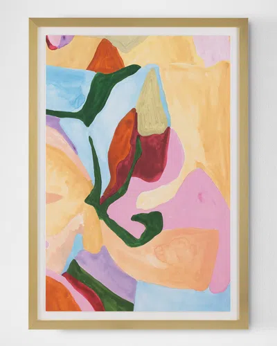 John-richard Collection Petals Framed Giclee By Stefan Jans