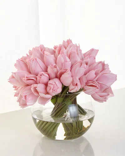 John-richard Collection Pink Tulip Faux Floral