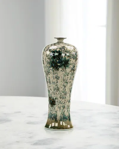 John-richard Collection Porcelain Gardens Vase, Small In Sand