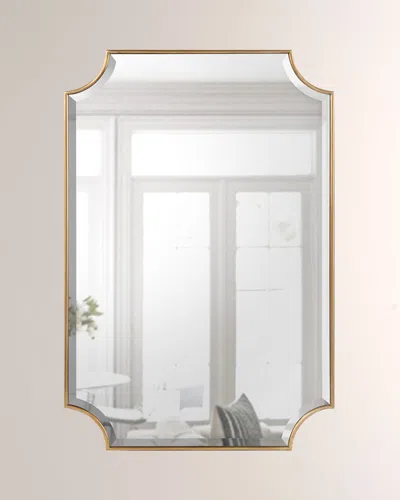 John-richard Collection Priora Mirror In Gold
