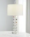 JOHN-RICHARD COLLECTION PRISMATIC 36" CRYSTAL TABLE LAMP