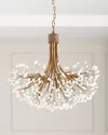 John-richard Collection Quartz 9-light Chandelier In Gold