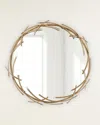 John-richard Collection Quartz Spiral Mirror, 59 In Gold