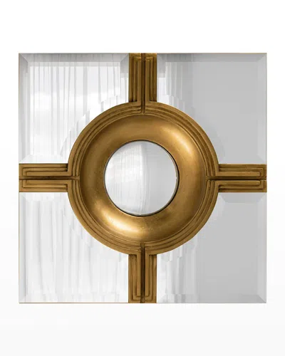 John-richard Collection Reflections Mirror, 21"sq. In Gold