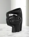 John-richard Collection Restful Slumber Sculpture In Grey