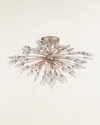 John-richard Collection Reveille Crystal Constellation 4-light Semi-flush Light Fixture In Gold