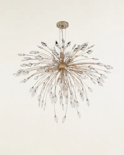 John-richard Collection Reveille Crystal Constellation 7-light Pendant Chandelier In Gold