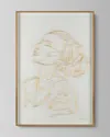 John-richard Collection Reverie Wire Art Original Wall Art By Mark Mcdowell In Gold/white