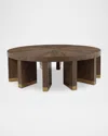 John-richard Collection Revolve Cocktail Table In Brown
