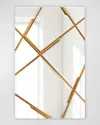 John-richard Collection Ronin 78" Wall Mirror In Gold