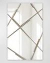 John-richard Collection Ronin 78" Wall Mirror In Silver