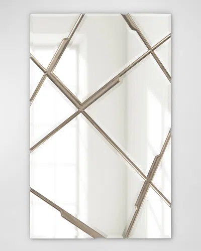 John-richard Collection Ronin 78" Wall Mirror In Silver