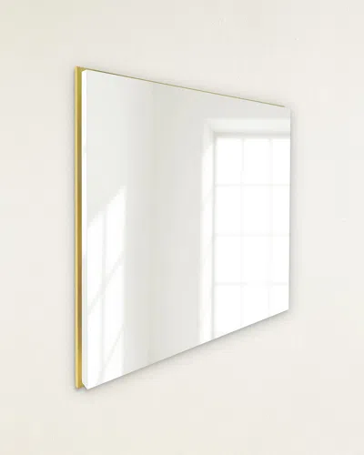 John-richard Collection Salire 56" Square Mirror In Gold
