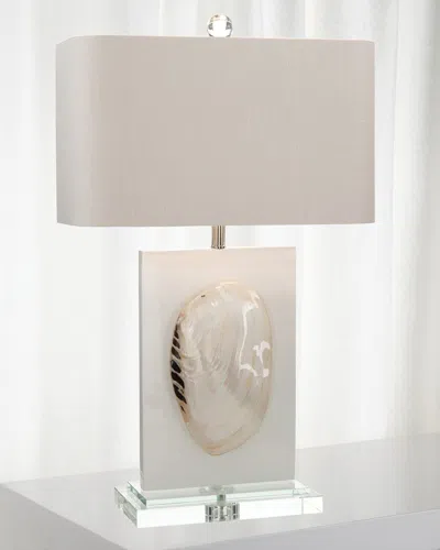 John-richard Collection Sarasota Shell Table Lamp In Neutral