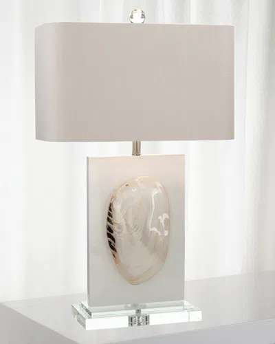 John-richard Collection Sarasota Shell Table Lamp In White