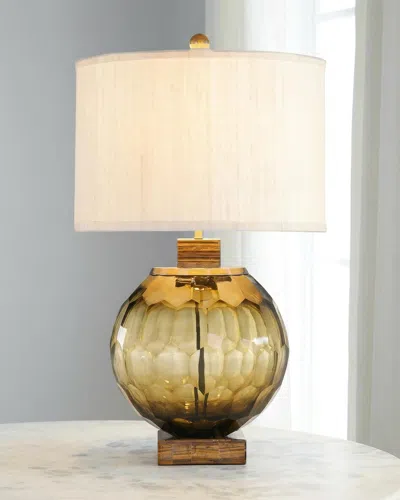 John-richard Collection Savanna 21" Table Lamp In Gold