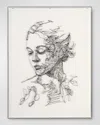 John-richard Collection Scribbled Secrets Original Wall Art By Tony Fey In Whiteblack