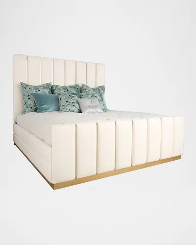 John-richard Collection Serafina King Platform Bed In Parchment