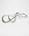 John-richard Collection Serpentine Sculpture On Marble In Silver