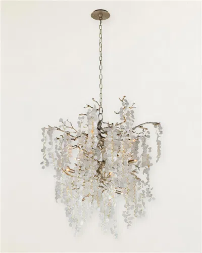 John-richard Collection Shiro Noda 11-light Chandelier, 25" X 35"dia. In Metallic