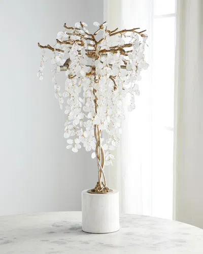 John-richard Collection Shiro Noda Illuminated Table Lamp In White