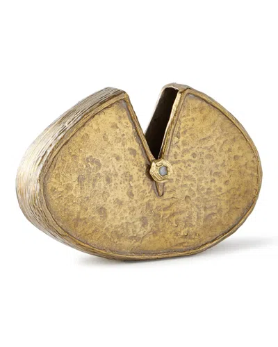 John-richard Collection Silver And Gold Enameled Vase Ii