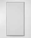 John-richard Collection Silver Floater Beveled Mirror In Silver