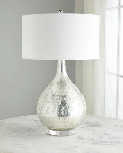 John-richard Collection Silver Glass Table Lamp